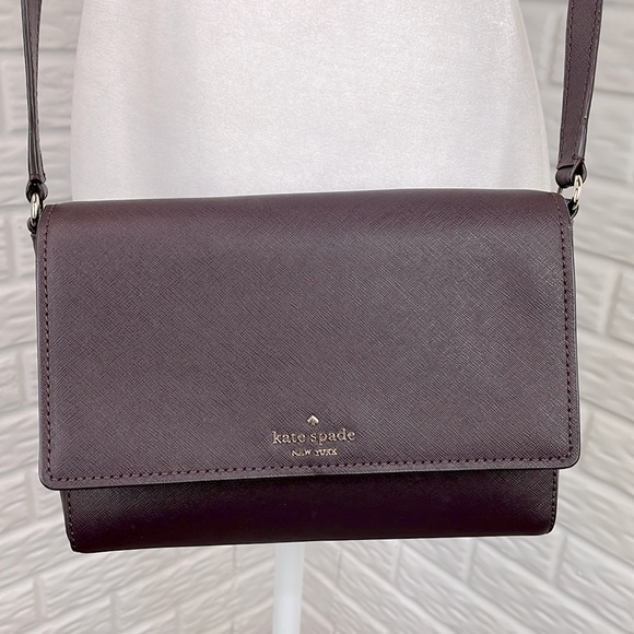 KATE SPADE New York Cove Street Dody Crossbody Dark Eggplant color bag - Picture 3 of 15